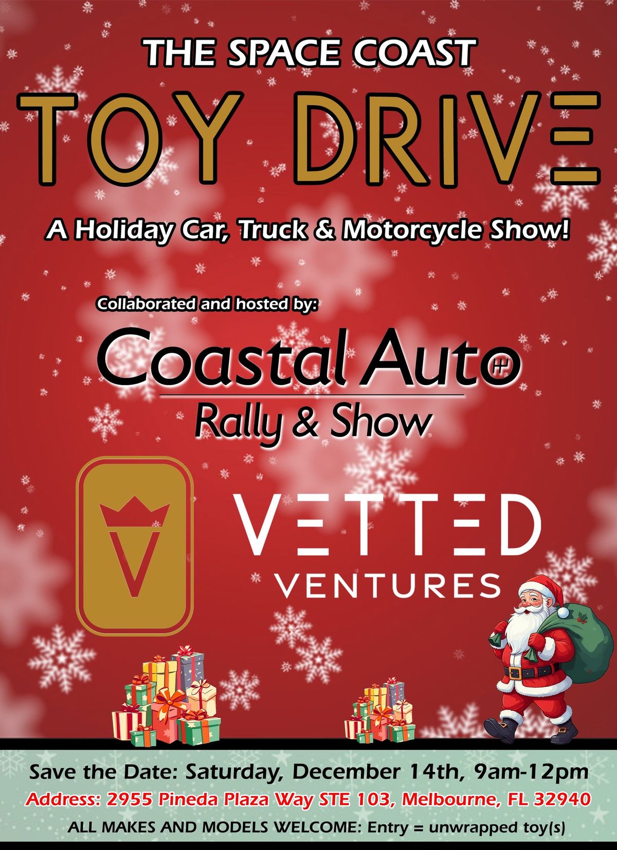 The Space Coast Toy Drive - Car Show