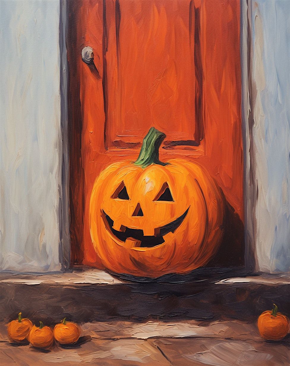 Paint Along - Jack-O-Lantern