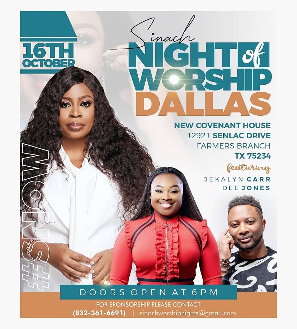 SINACH- Night of Worship USA (DALLAS TX)