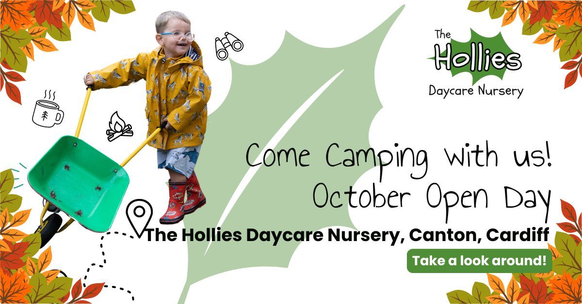 Come Camping with Us! Autumn Open Day at The Hollies