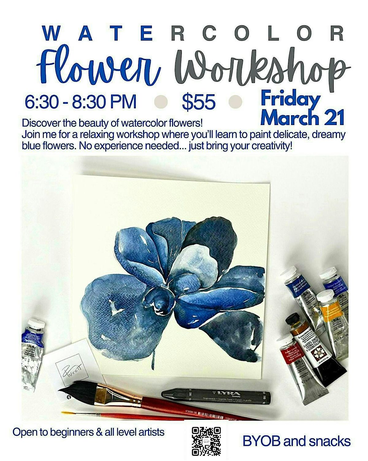 Watercolor Flower Workshop