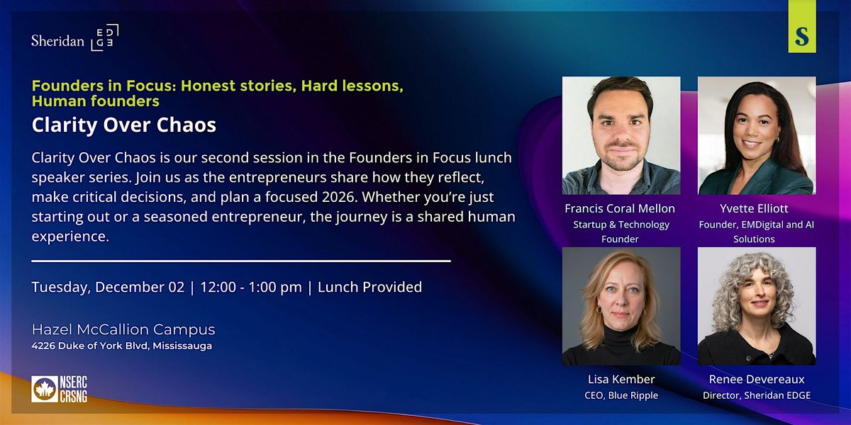 Founders in Focus Lunch: Clarity Over Chaos