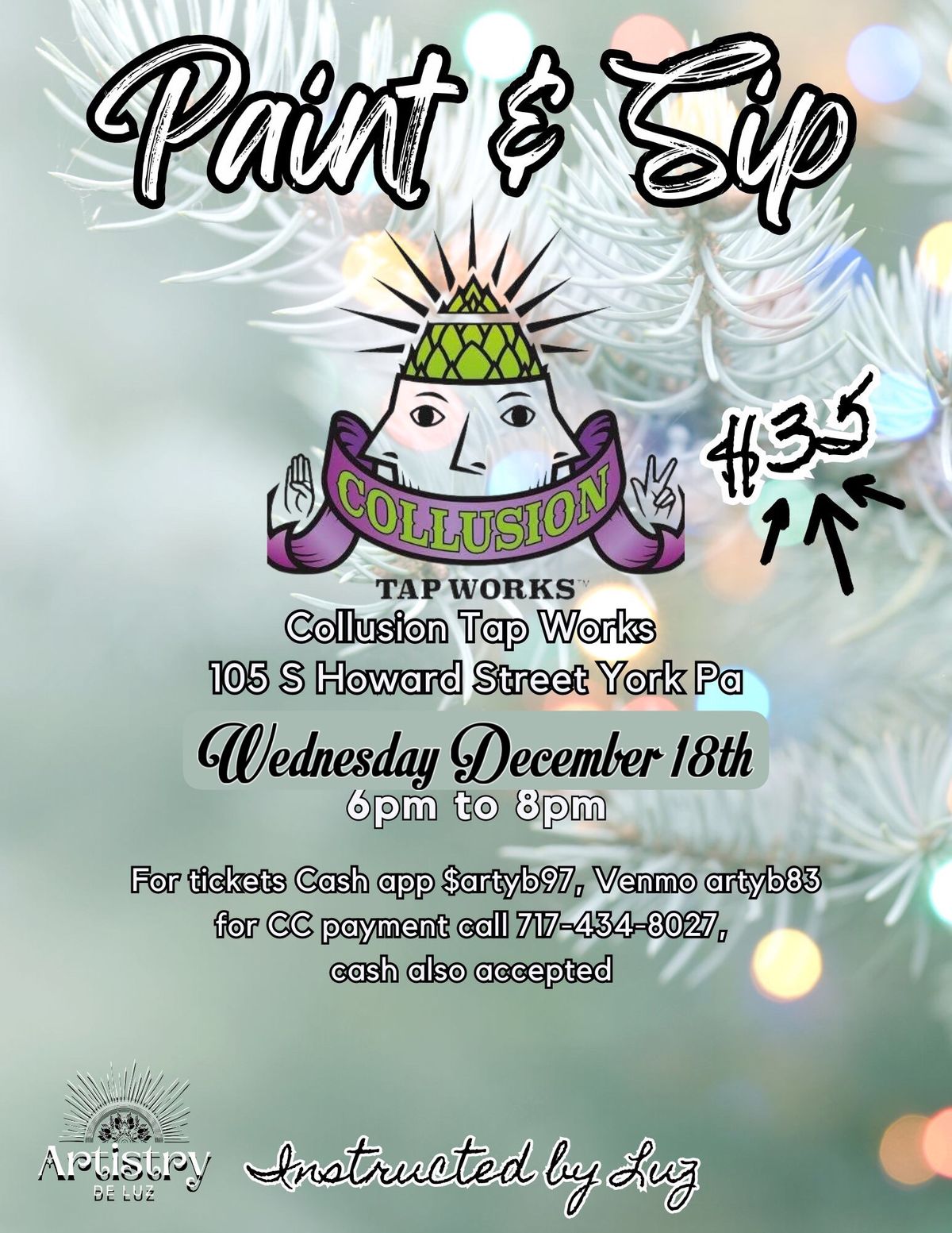 Paint & Sip with Artistry de Luz