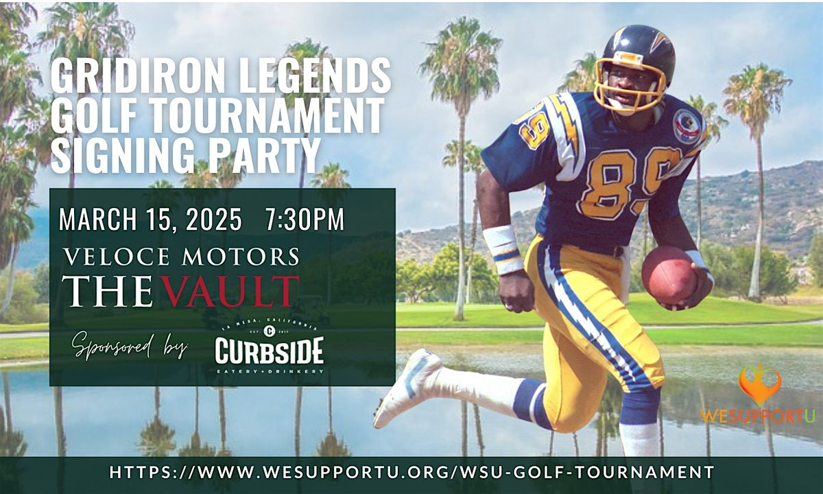 Gridiron Legends Charity Golf Tournament Signing Party