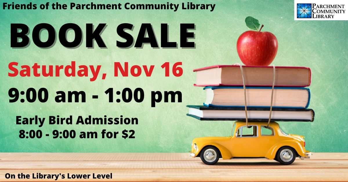 Parchment Library Book Sale!