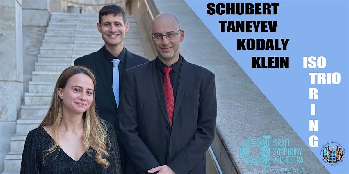 ISO TRIO Concert and Fundraiser