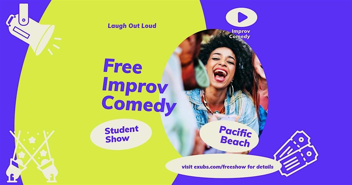 Free Improv Comedy Show in San Diego at Pacific Beach Recreation Center