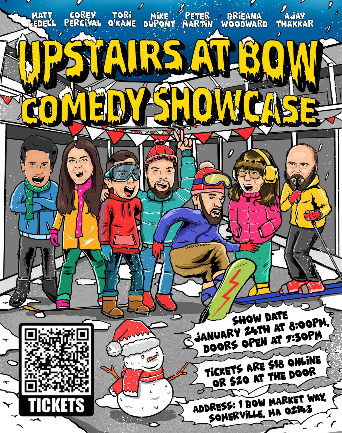 Comedy Showcase | Upstairs at Bow Market