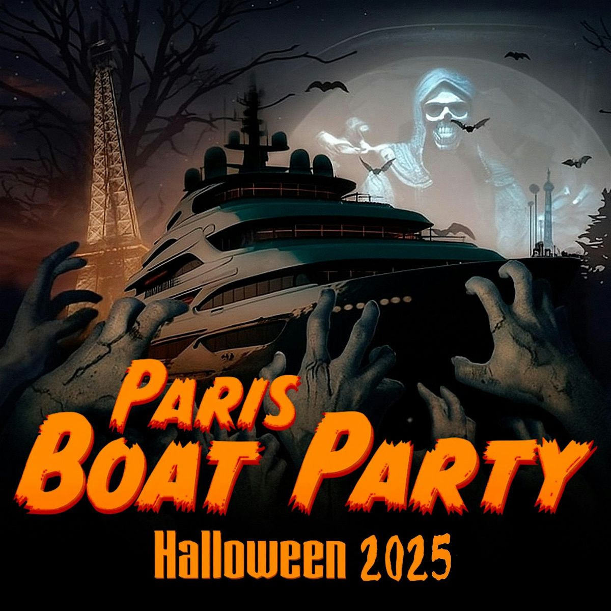 Crazy Boat Halloween Party