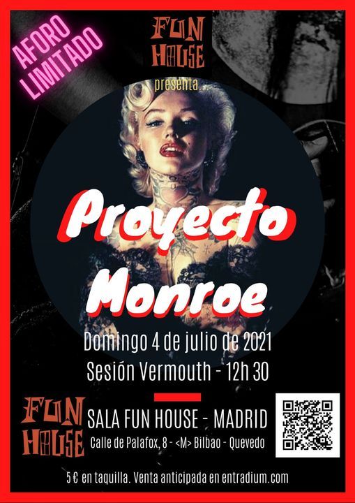 Concierto Proyecto Monroe en sala FUN HOUSE MADRID