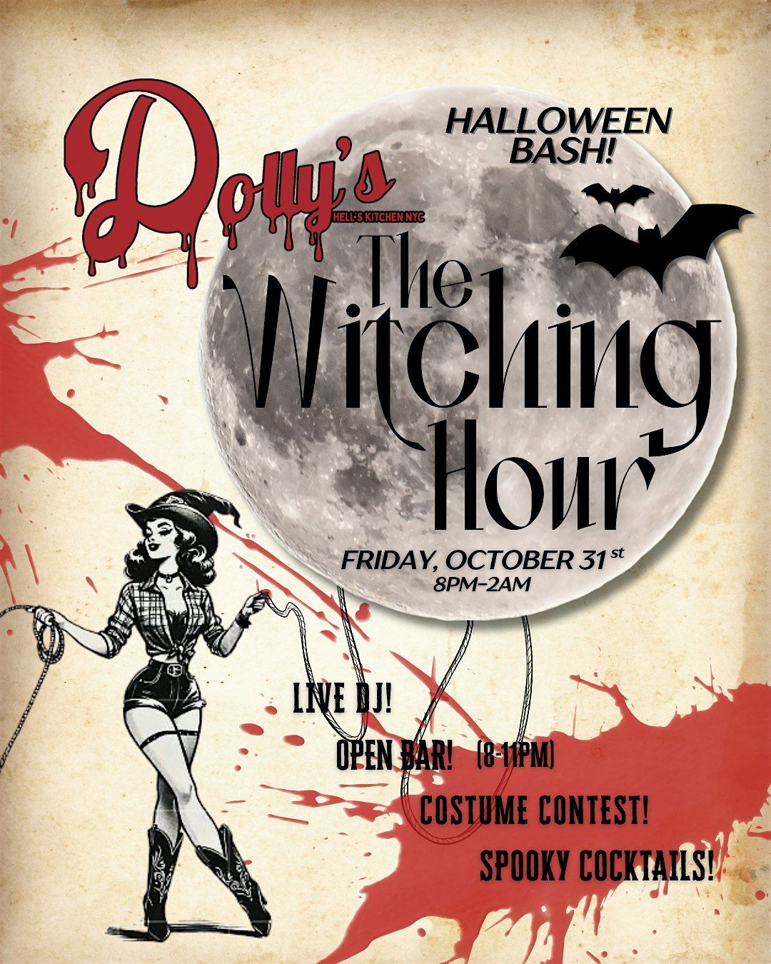 The Witching Hour @ Dolly's - Halloween Night in Hell's Kitchen