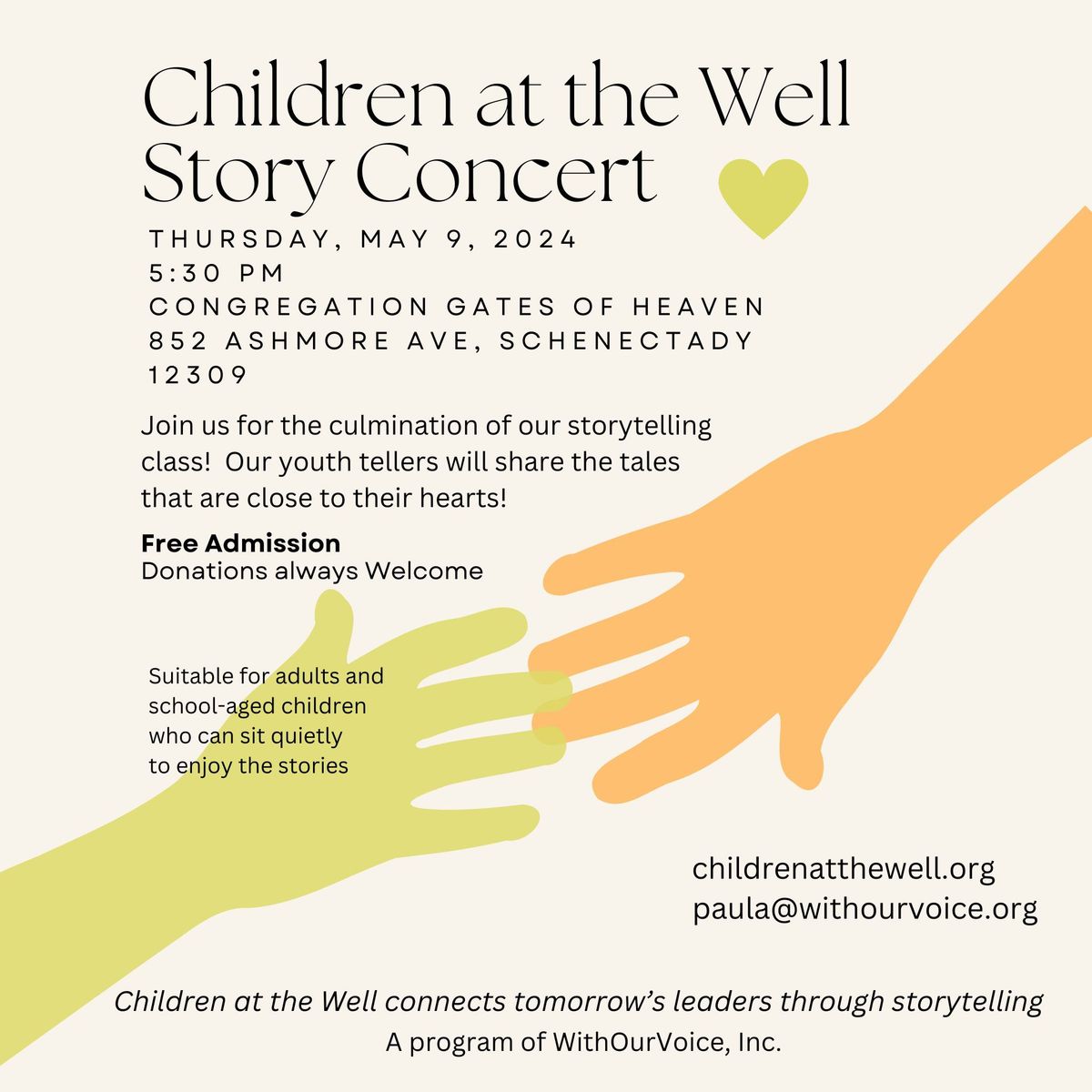Children at the Well Story Concert