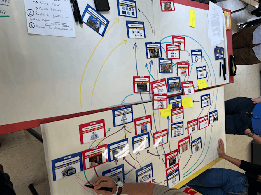 Fresque de la d\u00e9mocratie organis\u00e9e par Aymane de Du Colibri Au Canadair