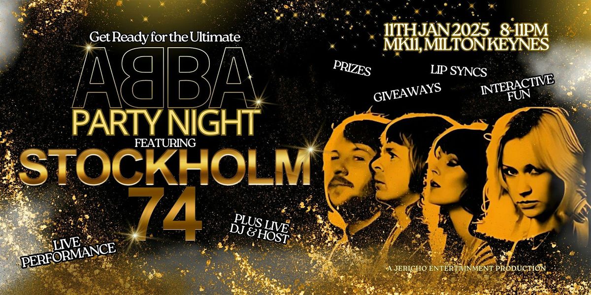 The Ultimate ABBA Party Night- MILTON KEYNES MK11