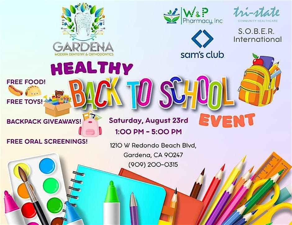 **** COMMUNITY VENDORS NEEDED  ***** GARDENA MODERN DENTISTRY ****