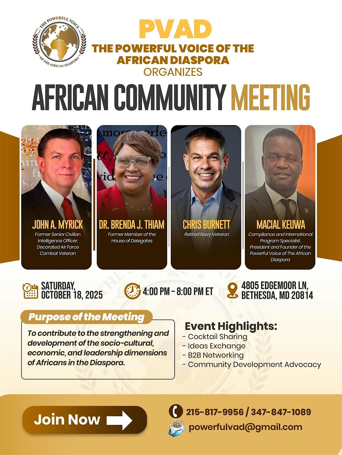 The African Community Meeting!