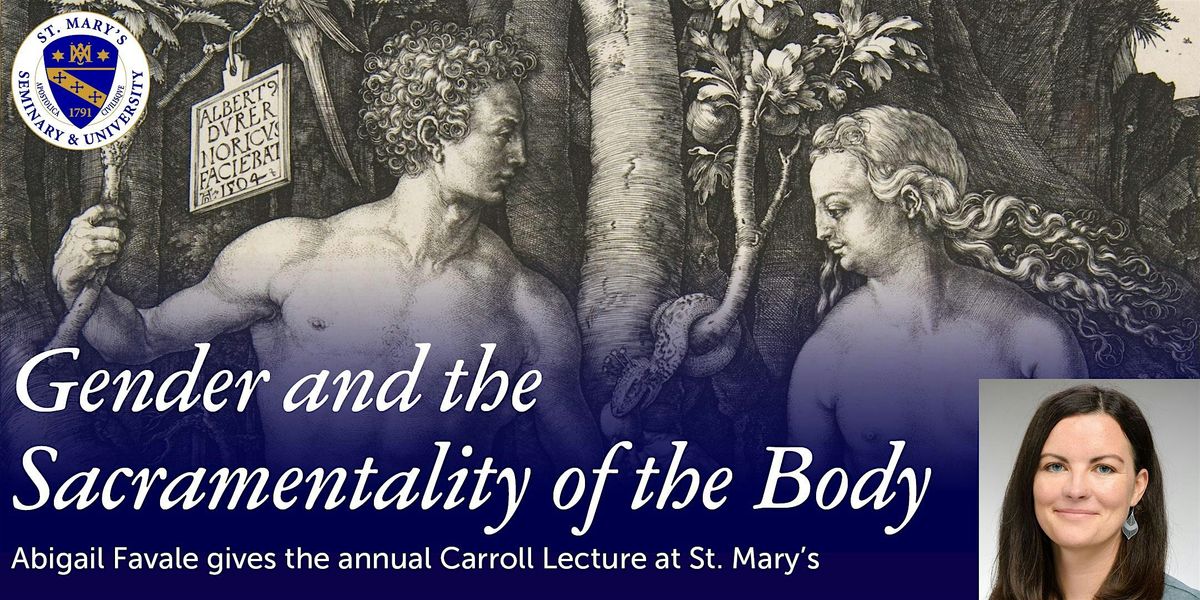 Abigail Favale Gives the Annual Carroll Lecture at St. Mary's