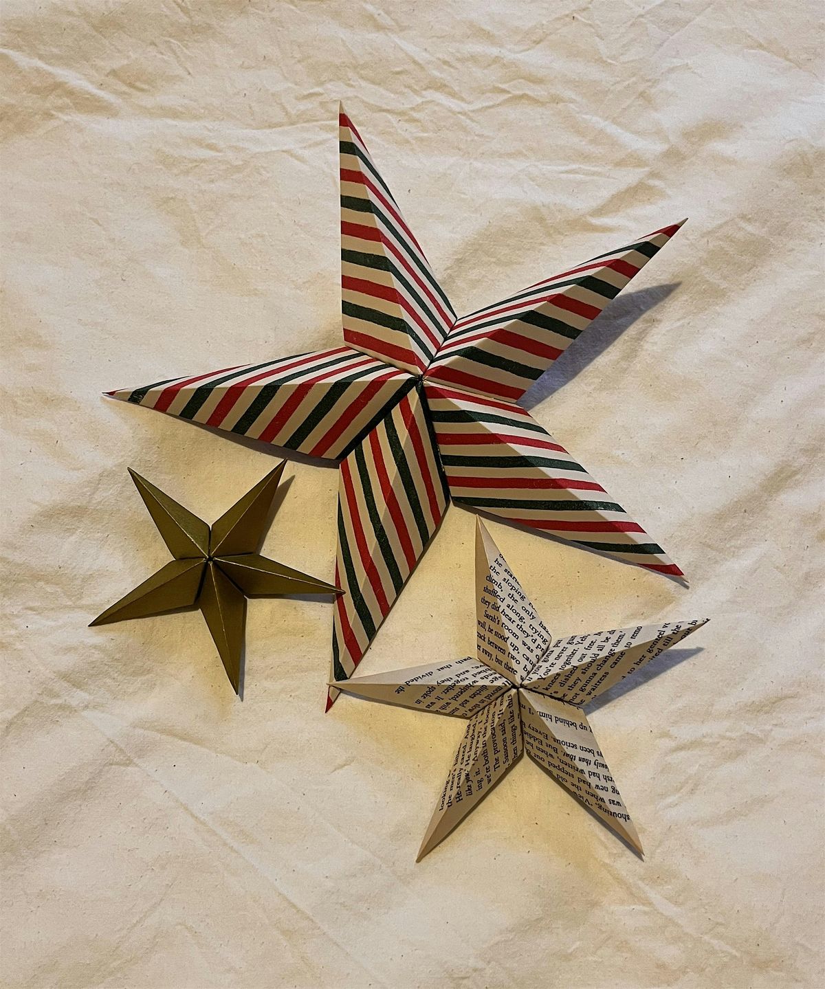 Paper Stars garland making workshop