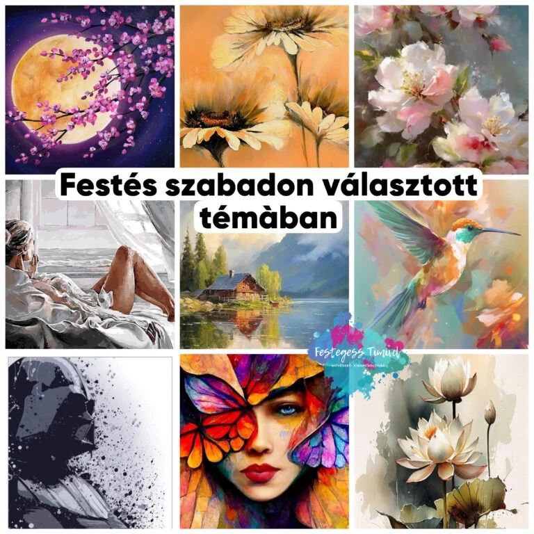 FEST\u00c9S SZABADON V\u00c1LASZTOTT T\u00c9M\u00c1BAN - egy\u00e9ni \u00e9s p\u00e1ros fest\u00e9s Sz\u00e9kesfeh\u00e9rv\u00e1ron 