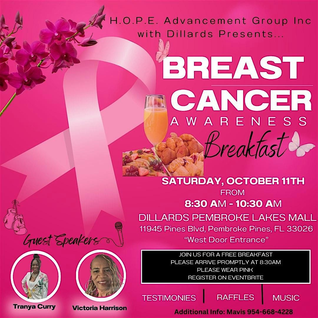 HOPE Advancement Group Inc. Presents: Breakfast in Pink