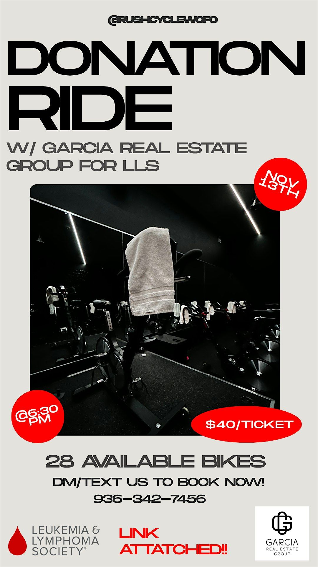 Leukemia Lymphona Society - Donation Ride  w\/ Garcia Real Estate Group