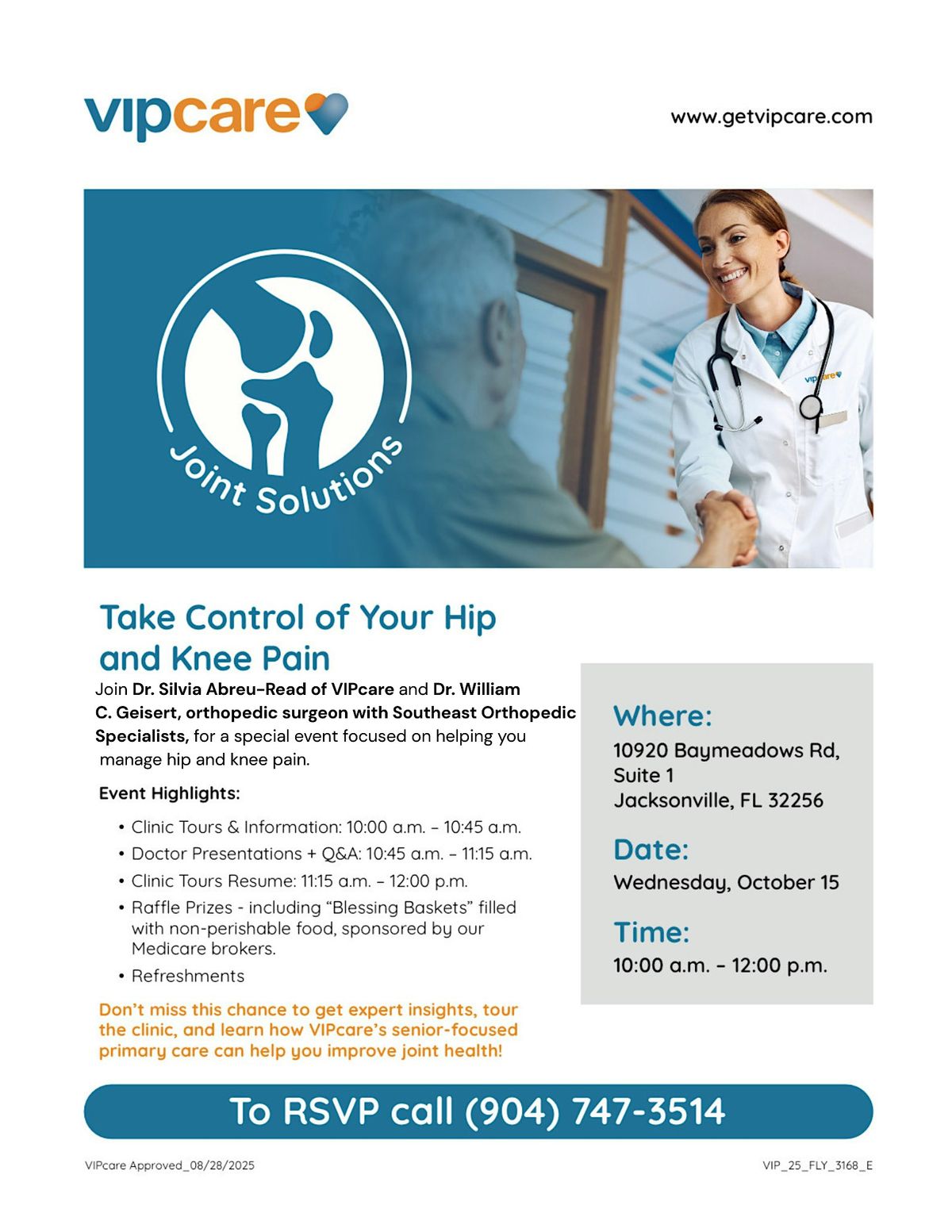 Joint Solutions ~ Clinic Event on managing hip and knee pain