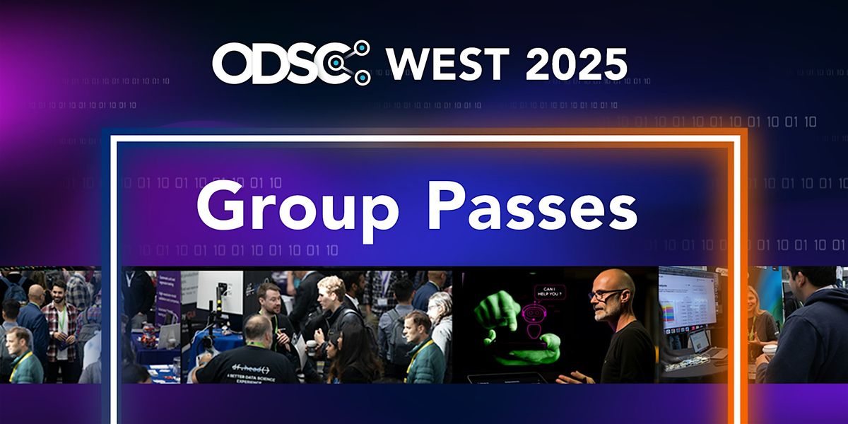 ODSC West 2025 Conference | Group Registration