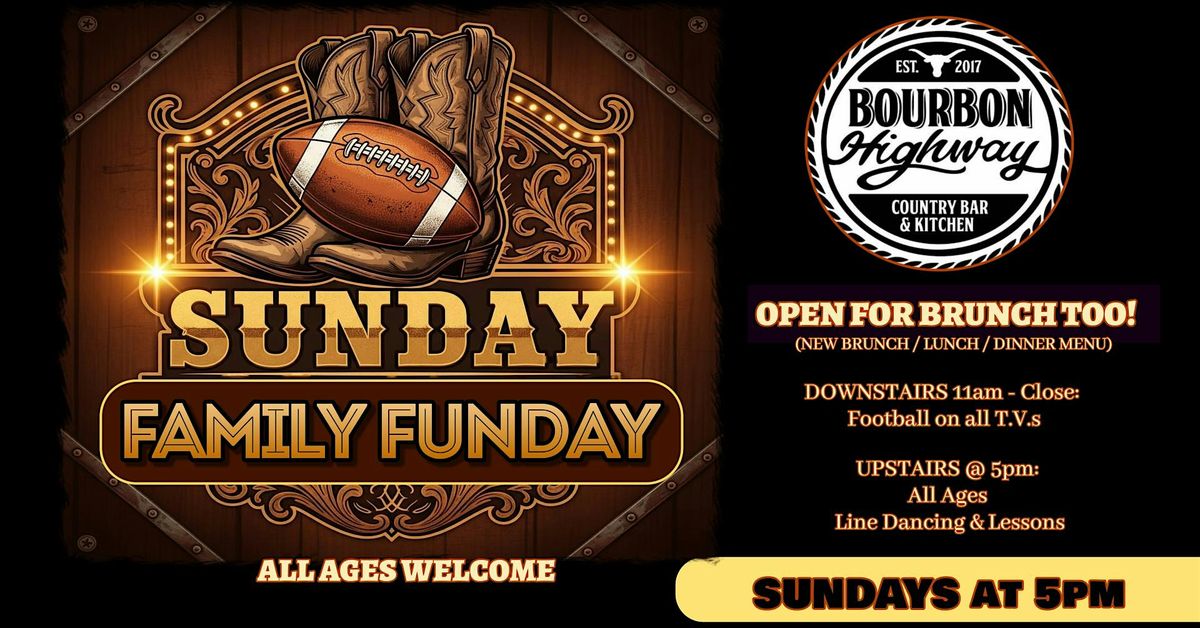 Line Dancing Sunday - All Ages Event - Football too!