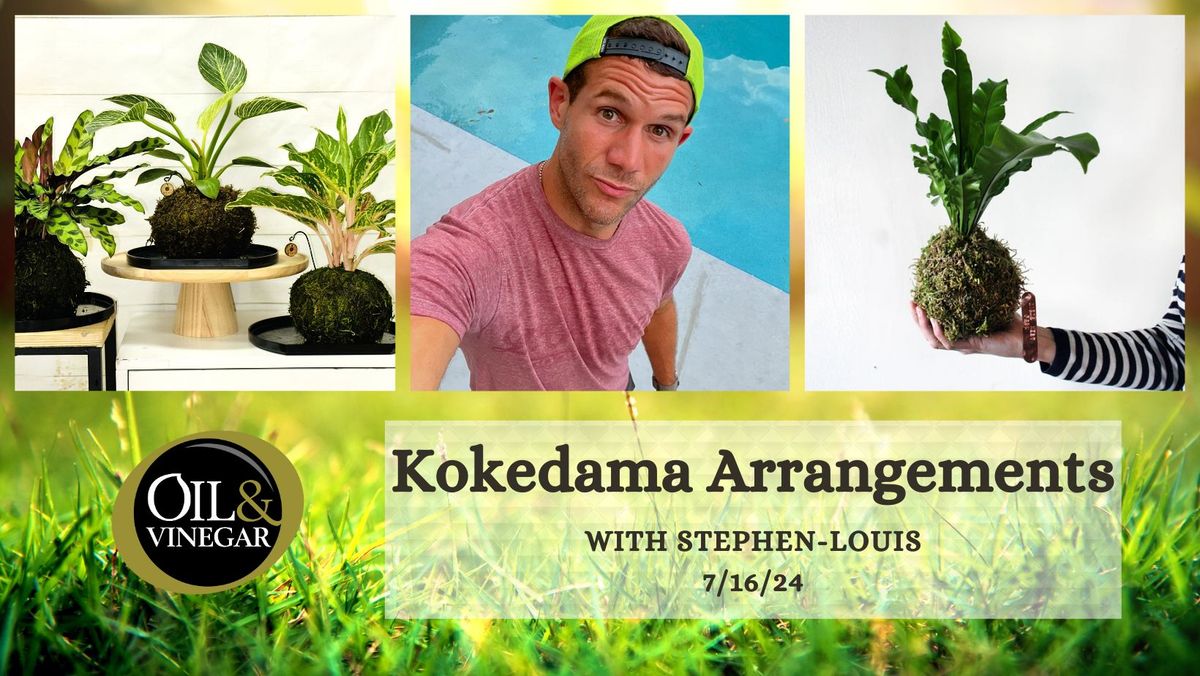 Kokedama Planting Class with Stephen Louis