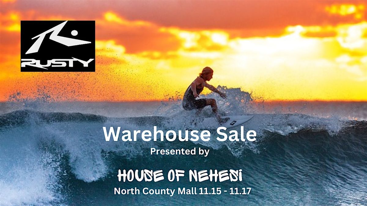 Rusty Warehouse Sale hosted by House of Nehesi