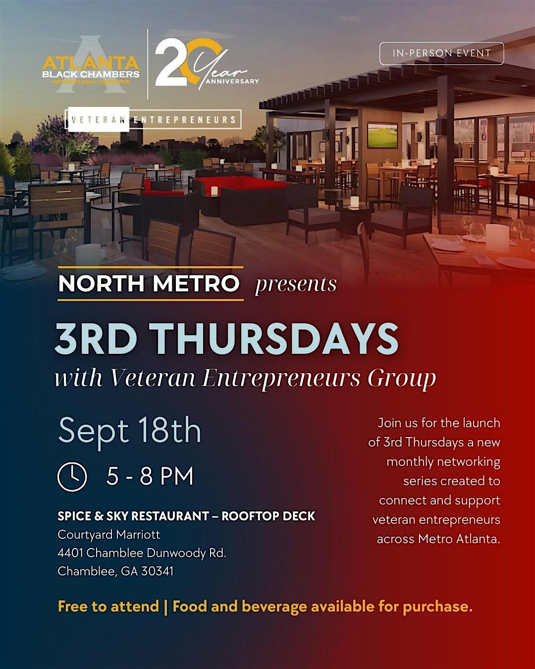 3rd Thursdays! ABC Veteran Entrepreneurs Group