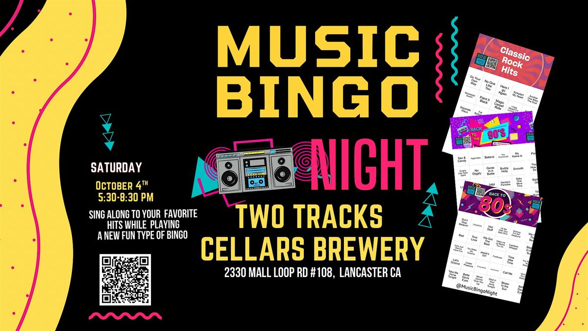 Music Bingo Night @ Two Tracks Cellars Brewery Lancaster