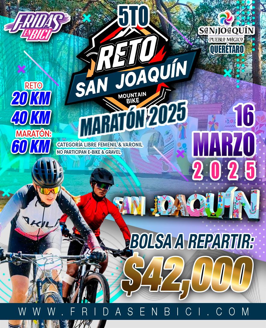 5to Reto Marat\u00f3n San Joaqu\u00edn Quer\u00e9taro 2025