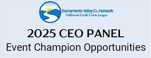 2025 CEO Panel - Event Champion Opportunities