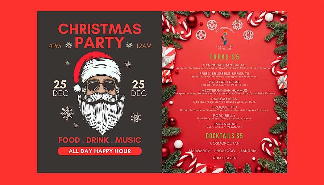 CHRISTMAS PARTY \/ ALL DAY HAPPY HOUR