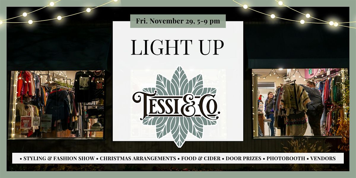 Light Up Tessi & Co Christmas open-house