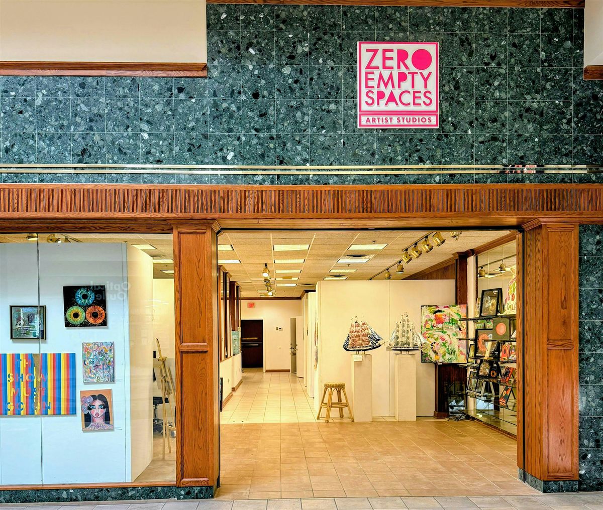 Zero Empty Spaces (St. Pete, FL) Open Studios With Local Working Artists