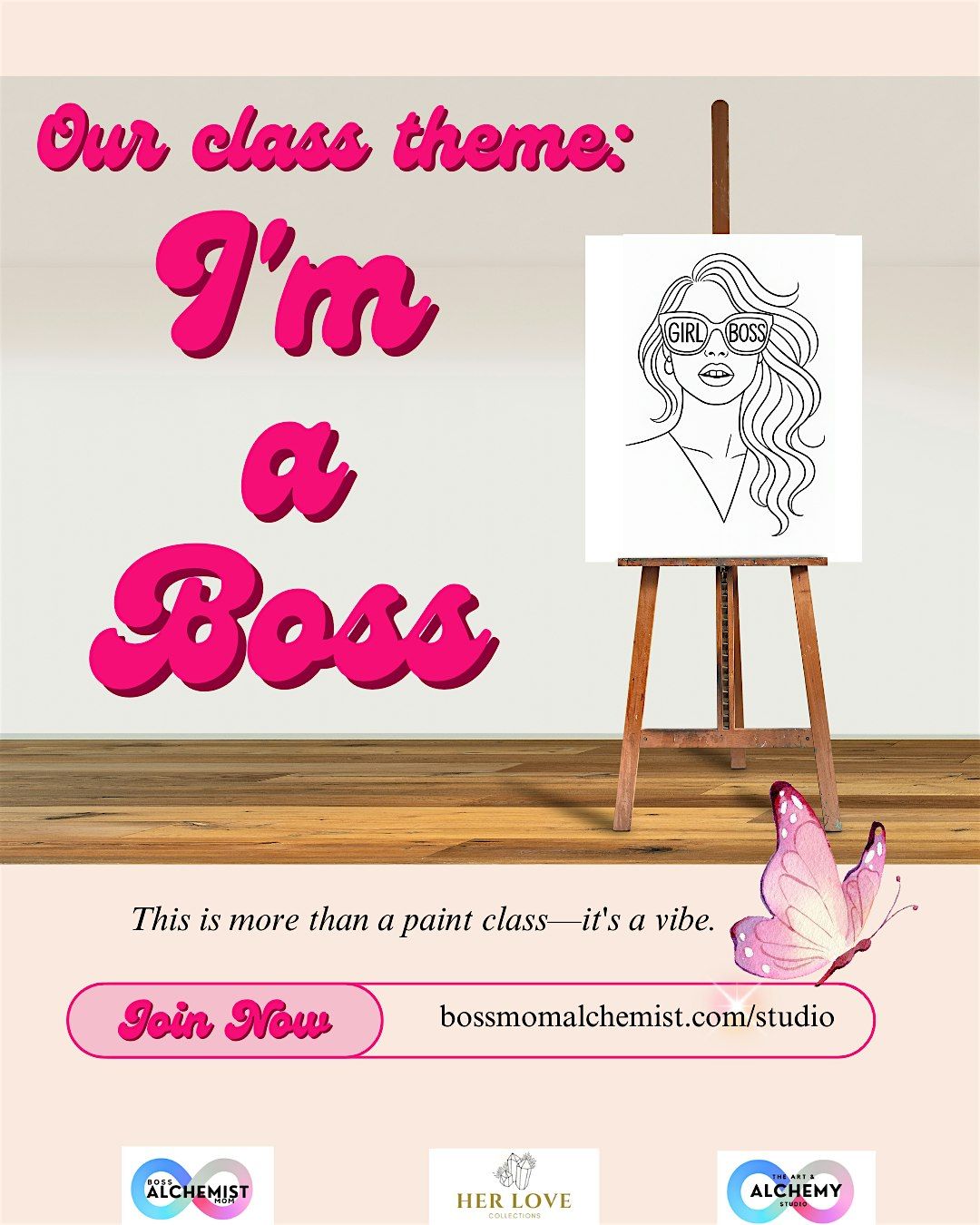 Paint N Sip: I'm a Boss