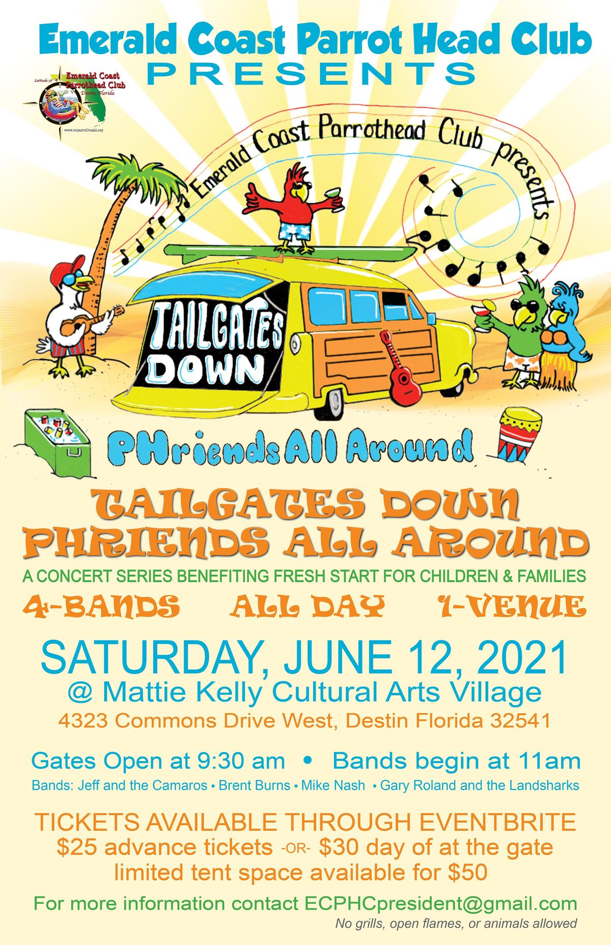 TAILGATES DOWN...PHRIENDS ALL AROUND