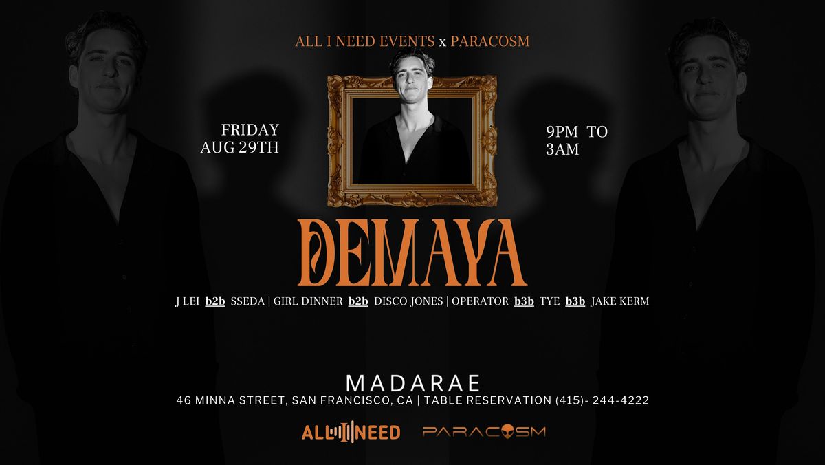 DEMAYA [AFRO HOUSE] at Madarae