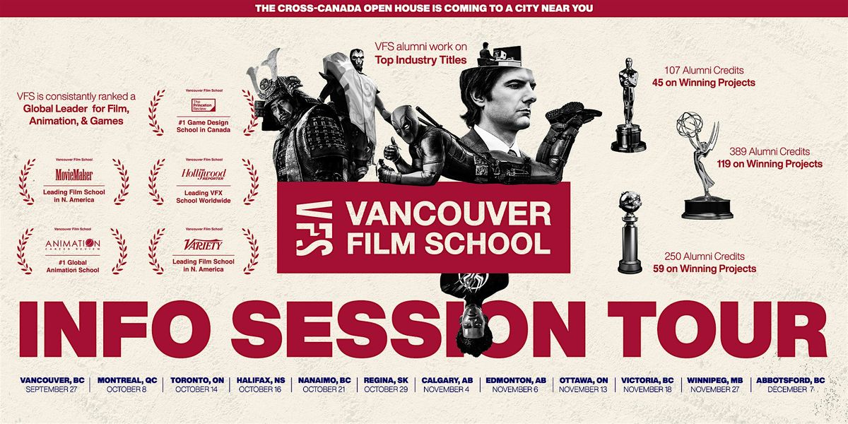 Vancouver Film School  - Info Session | Edmonton, AB