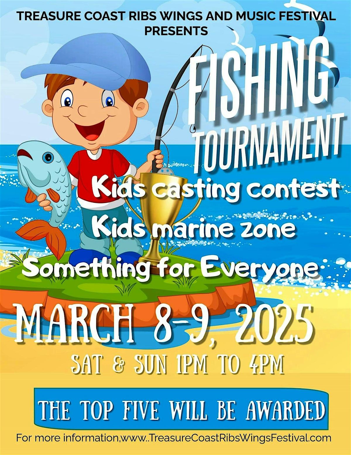 Kids Fishing Tournament - Kids Casting Contest - Kids Marine Zone