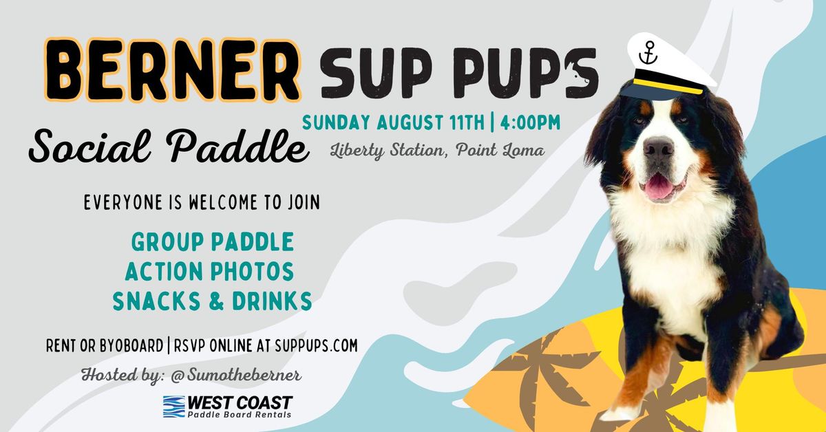 Berner SUP Pups Social Paddle 