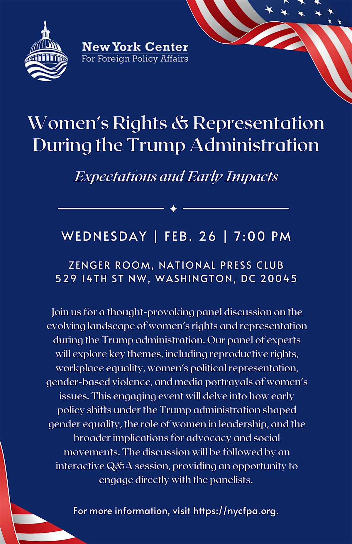 Women\u2019s Rights & Representation During the Trump Administration