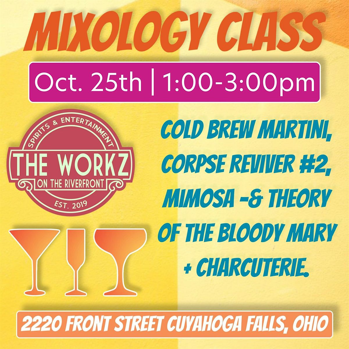 BRUNCH COCKTAILS-MIXOLOGY CLASS