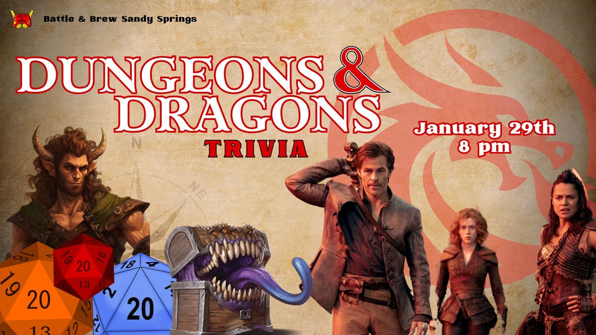 Dungeons & Dragons Trivia Night