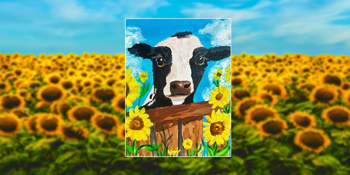 Sunflower Cow Paint-n-Sip