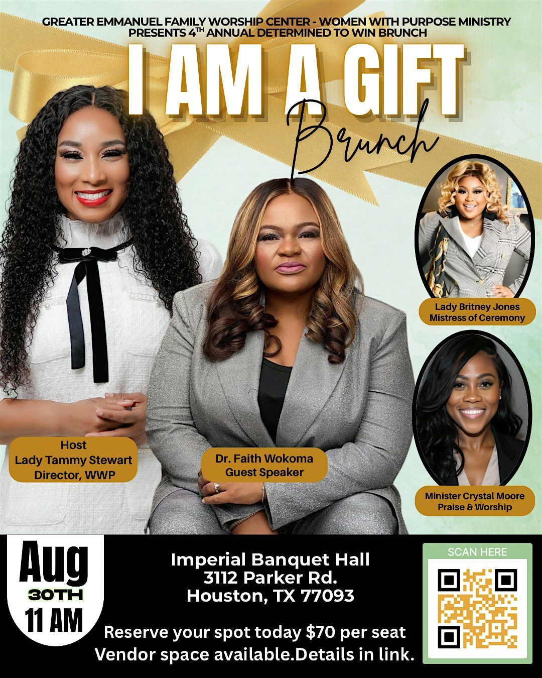 Determined to Win Brunch - \u201cI Am a Gift\u201d