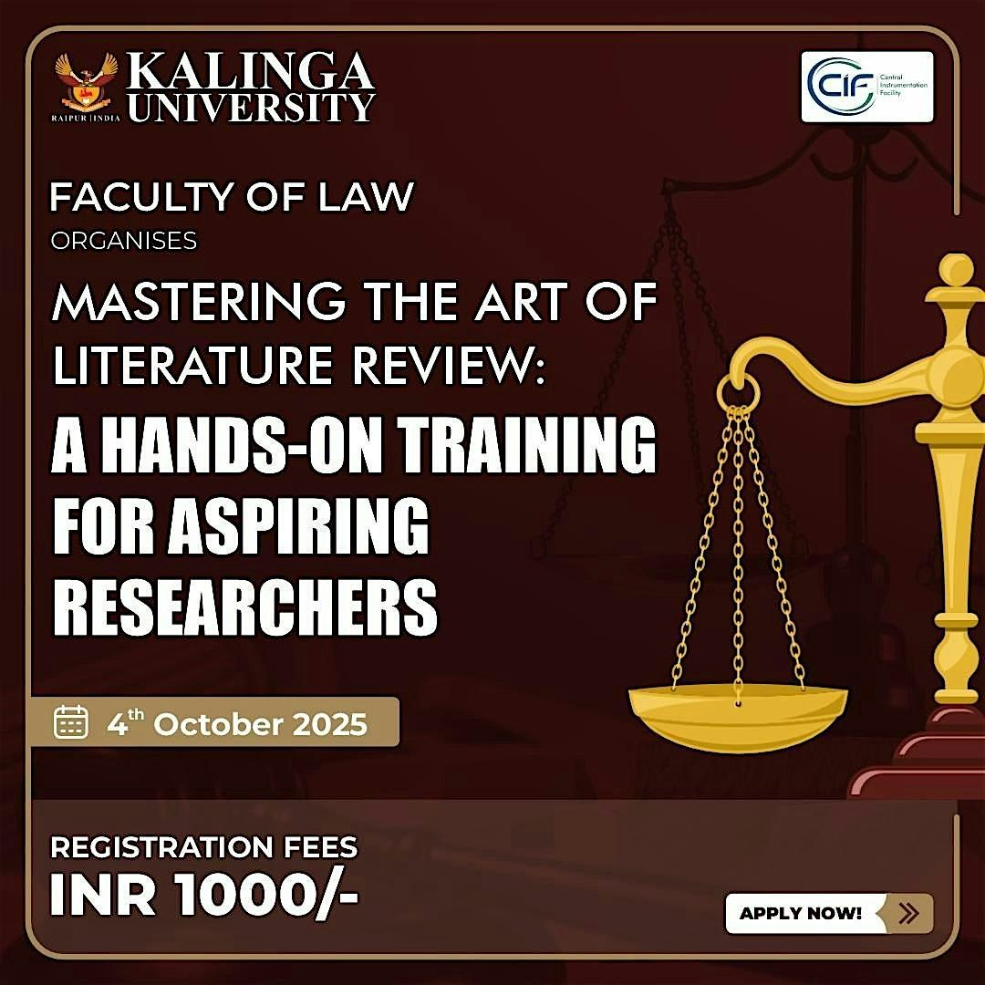 Mastering the Art of Literature Review: A Hands-On Training for Aspiring Re