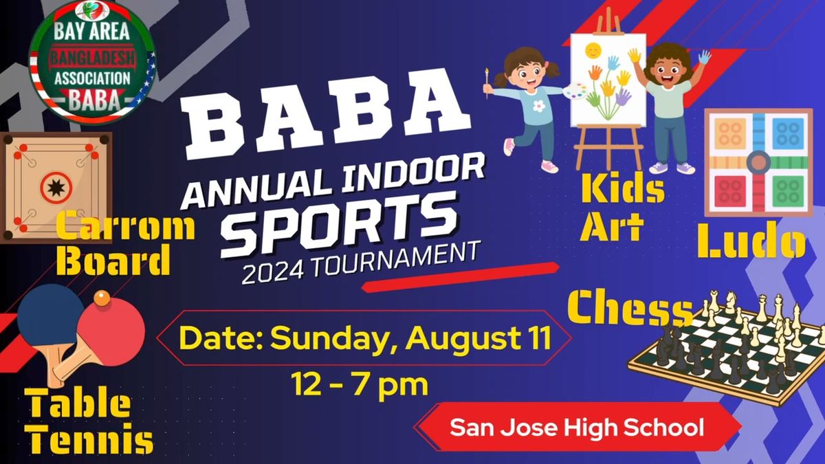 BABA Indoor Sports Tournament & Kids Creativity Challenge